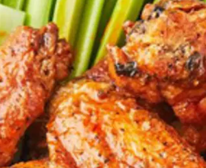 You can specify if you want it in BBQ sauce or peppered wings