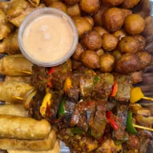 Small chops platter
